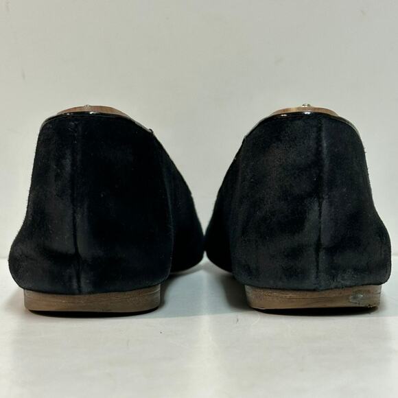 GOOD J. Crew Women's Black Suede Smoking Slipper Loafer Ballet Flat 8.5 - Picture 5 of 10